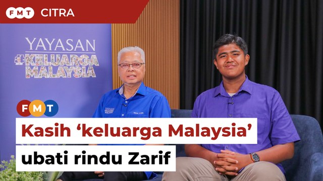 Kerinduan Zarif terubat dengan kasih 'keluarga Malaysia'