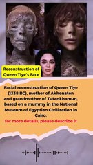 Facial Reconstruction of Queen Tiye, Akhenaten's mother and Tutankhamun's grandmother,