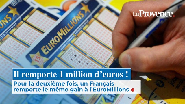 Il remporte 1 million d’euros ! Pour la deuxième fois, un Français remporte le même gain à l’EuroMillions
