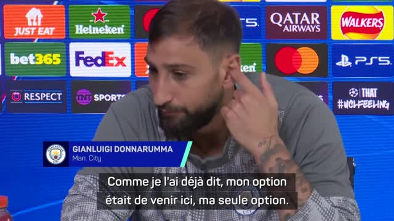 Man. City - Donnarumma : “Tout le monde me voulait ici, Guardiola insistait, je n’ai pas hésité”
