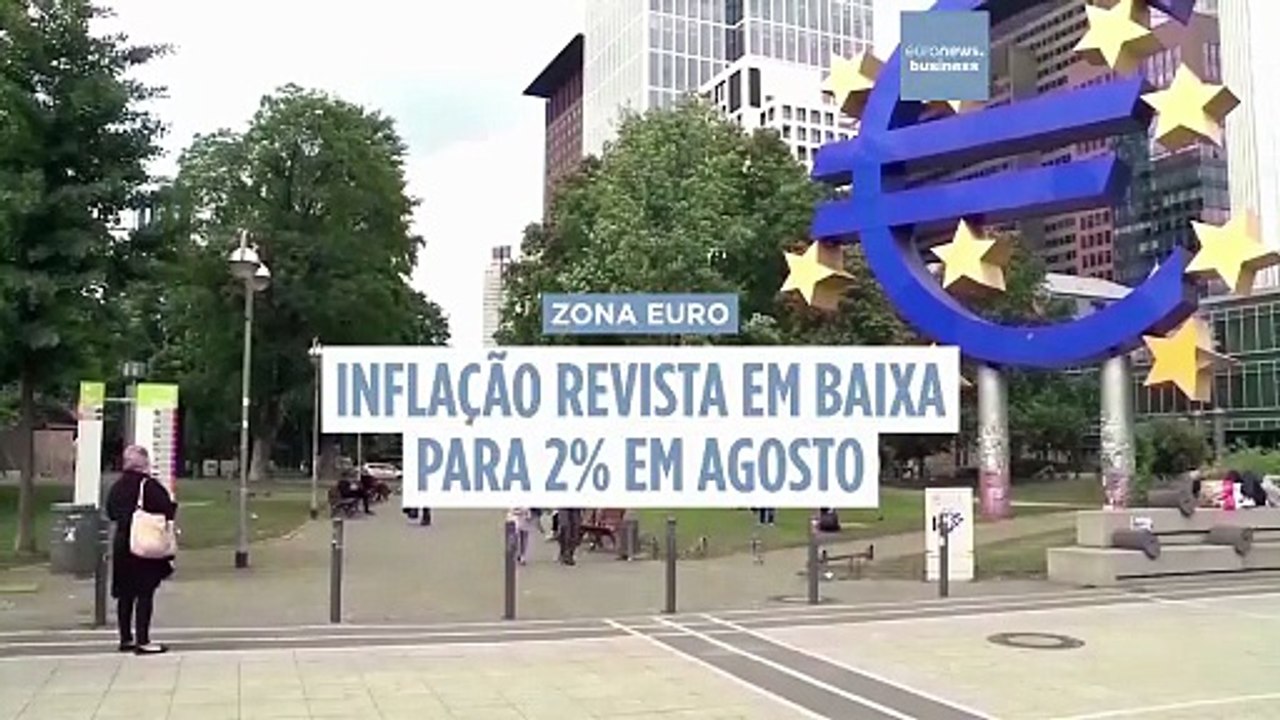 Inflação na zona euro mais baixa do que o previsto em agosto