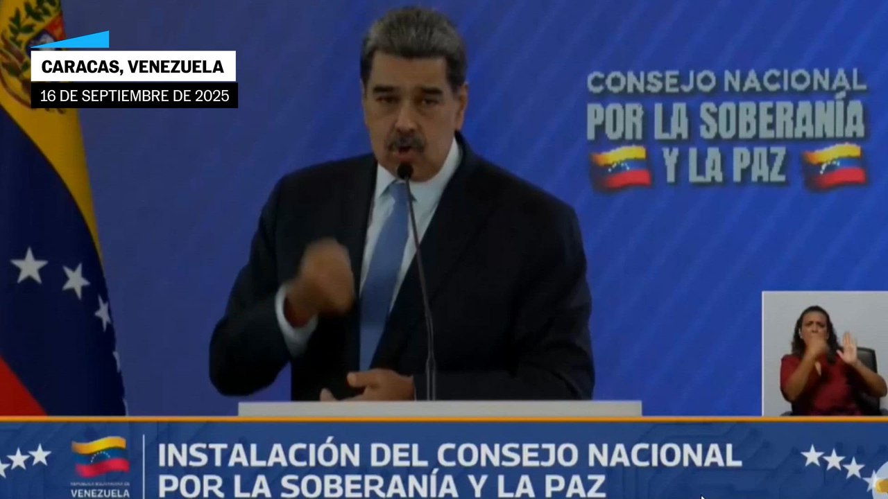 Maduro dice que las amenazas militares de EE UU son un problema de "carácter internacional"
