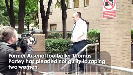 Footballer Thomas Partey pleads not guilty to rape