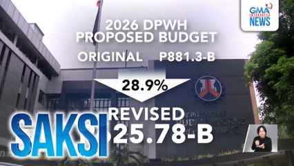 Revised na panukalang budget ng DPWH para sa 2026, pinakamababa mula noong 2020 - Dizon | Saksi