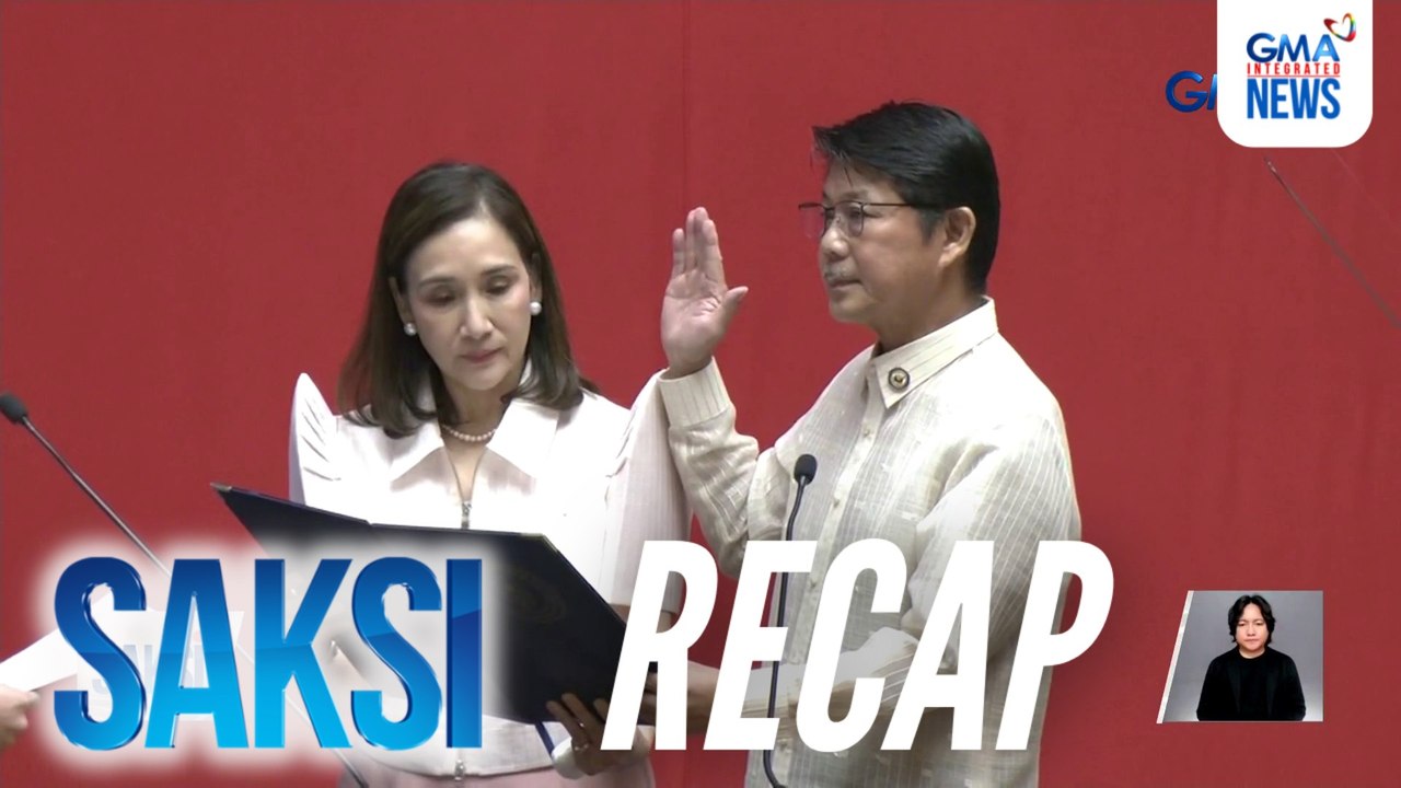 Saksi: (Part 1) Rep. Faustino Dy III, bagong House Speaker kapalit ni Rep. Martin Romualdez;Australian national na wanted sa iba't ibang kaso sa kanilang bansa, arestado; Banta ng Bagyong Mirasol
