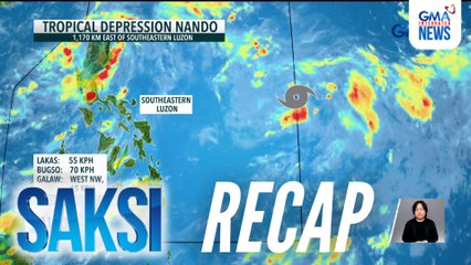 Saksi: (Part 2) Bagyong Marisol at Nando, parehong nasa loob ng PAR; Senior citizen, naholdap; New Gen Sang'gres