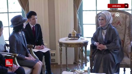 Emine Erdoğan, Japonya Altes Prensesi Mikasa ile görüştü