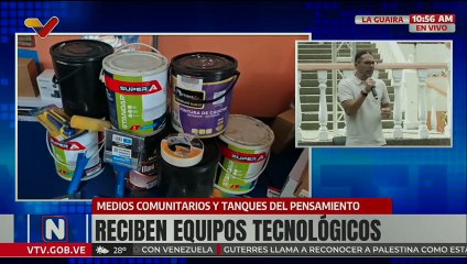 La Guaira | Vpdte. Sec. Ñáñez lidera la entrega de equipos tecnológicos para emisoras comunitarias