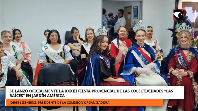 Se lanzó oficialmente la XXXIII Fiesta Provincial de las Colectividades “Las Raíces”