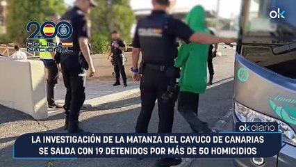 La investigación de la matanza del cayuco de Canarias se salda con 19 detenidos por más de 50 homicidios