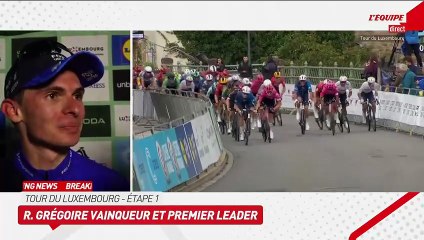 Romain Grégoire, vainqueur de la 1ère étape : « Une victoire d'équipe » - Cyclisme - Tour du Luxembourg