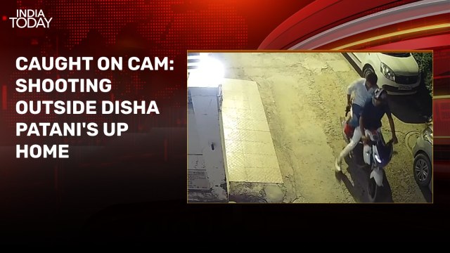 Video: First visual of shooter firing at Disha Patani's home in UP's Bareilly