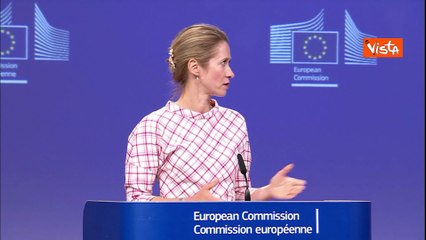 Kallas: Commissione ha adottato proposta per sospendere le concessioni commerciali a Israele
