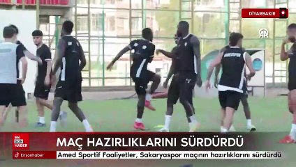 Amed Sportif Faaliyetler, Sakaryaspor maçının hazırlıklarını sürdürdü