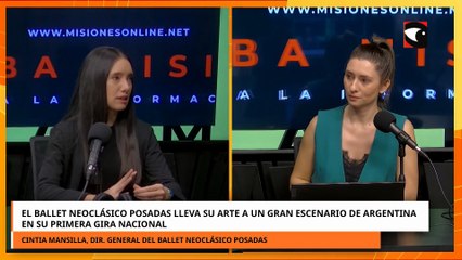 El Ballet Neoclásico: Posadas lleva su arte a un gran escenario de Argentina en su primera gira nacional