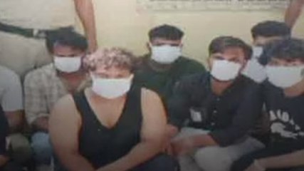 सोनीपत में शराब पीकर हाईवे पर हुड़दंग