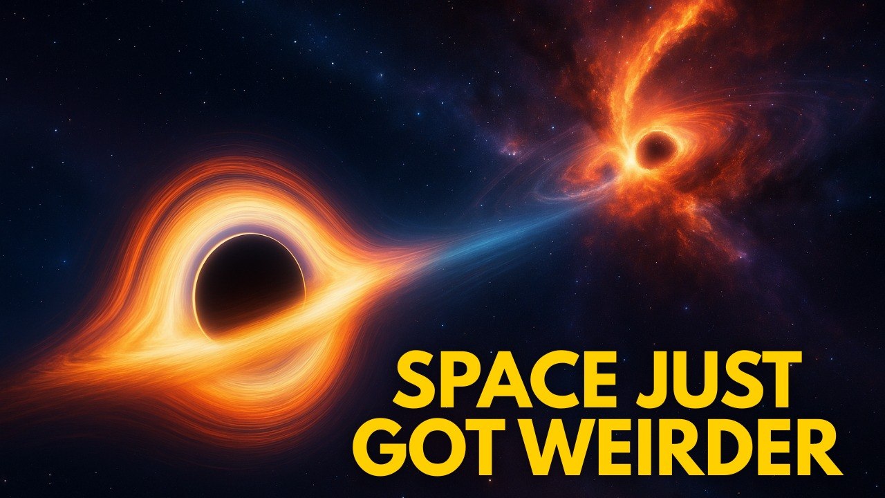 A Violent Collision Sent This Black Hole Flying