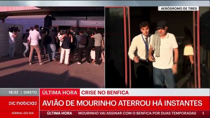 Jose Mourinho, Benfica için Lizbon'da!
