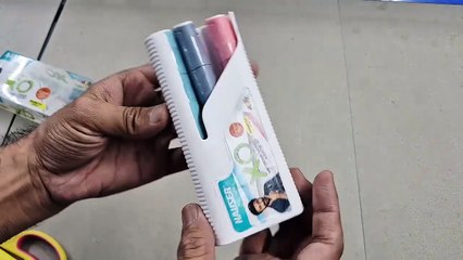 Hauser XO Whiteboard Marker  Magnetic Duster Set – Pack of 3 Markers (Multicolor) with Magnetic Duster