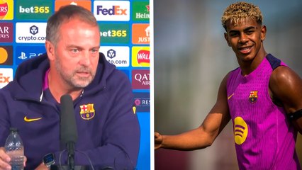 Hansi Flick confirma la ausencia de Lamine Yamal en el Barcelona vs Newcastle y revela a su reemplazo