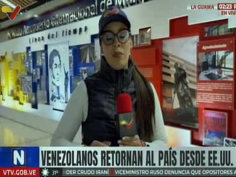 Arriban al país 185 migrantes venezolanos provenientes de los Estados Unidos