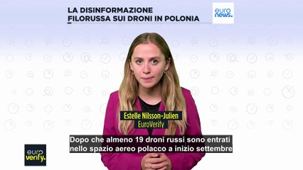 La disinformazione filorussa e la falsa narrativa sull'incursione dei droni di Mosca in Polonia