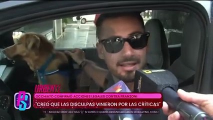 Nico Occhiato habló tras el pedido de disculpas de Franzoni a Flor Jazmín Peña
