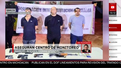 Cae red de vigilancia ilegal en Culiacán durante operativo policial