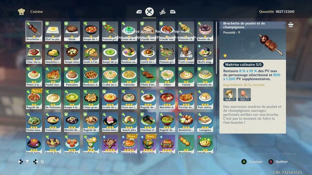 Genshin Impact Mondstadt Echange de bons procédés