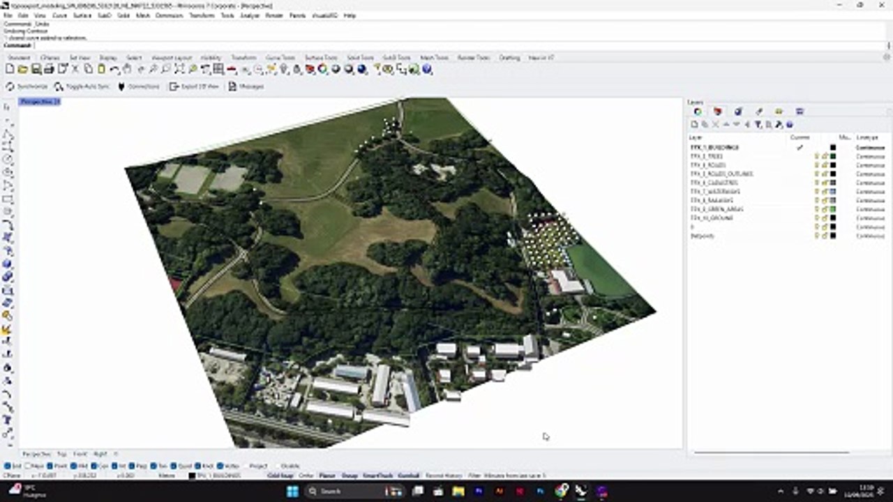 [TopoExport] How to Create Contour lines Using a Topographic Surface Model