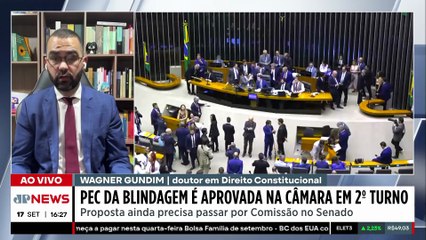 PEC da Blindagem é aprovada na Câmara em segundo turno; especialista analisa