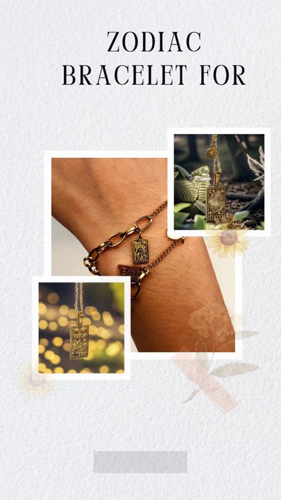 Elegant Zodiac Bracelet for Women – 12 Constellations Charm