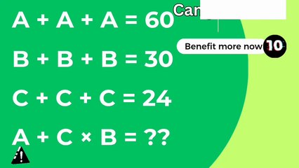 Can you solve this equation? (P.1) 🔢