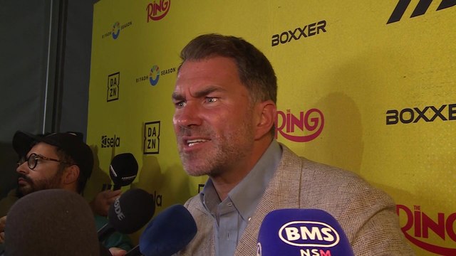 Promoter Eddie Hearn praises Riicky Hatton ahead of the Connor Benn and Chris Eubank Junior rematch.