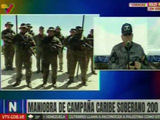 Vpdte. Sec. Padrino ordena el desarrollo de la Maniobra de Campaña Caribe Soberano 200 en La Orchila