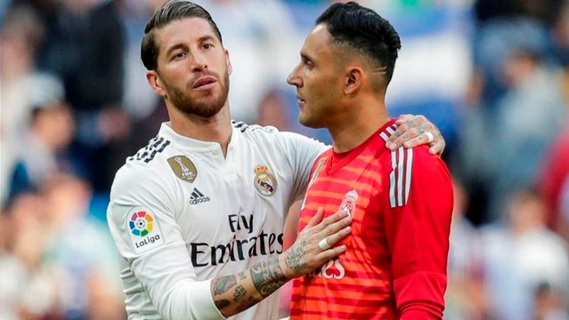 Sergio Ramos y Keylor Navas recuerdan sus momentos de gloria en el Real Madrid con 'Cibeles' de fondo