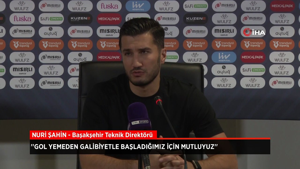 Başakşehir Teknik Direktörü Nuri Şahin'den galibiyet sözleri: Mutluyuz...