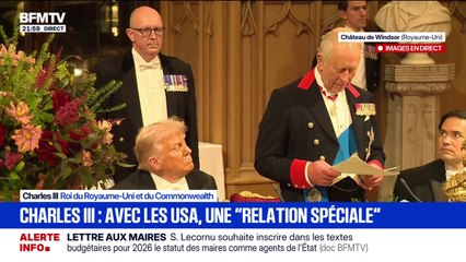 Banquet royal à Windsor avec Donald Trump: Le roi Charles III évoque une "relation spéciale" avec les États-Unis