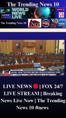 LIVE NEWS 🔴 | FOX 24/7 LIVE STREAM | Breaking News Live Now | The Trending News 10 #news  #livenews