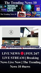 LIVE NEWS 🔴 | FOX 24/7 LIVE STREAM | Breaking News Live Now | The Trending News 10 #news  #livenews