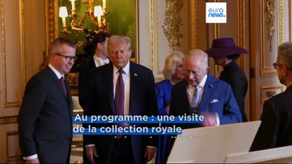 Royaume-Uni : Donald Trump accueilli par la famille royale au château de Windsor