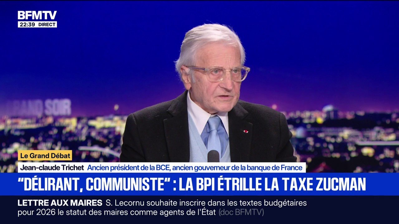 Crise politique: "On vit une période qu'on n'a jamais connue dans la Cinquième République", estime Jean-Claude Trichet, ancien président de la Banque centrale européenne