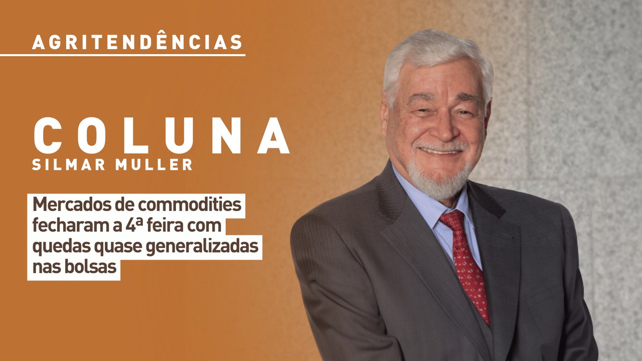 Mercados de commodities fecharam a 4ª feira com quedas quase generalizadas nas bolsas