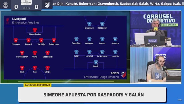 RESUMEN y GOLES del LIVERPOOL 3 - ATLÉTICO DE MADRID 2 de CHAMPIONS | Carrusel Deportivo