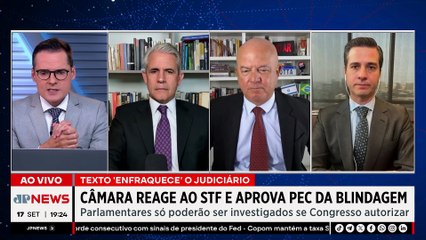 PEC da Blindagem acirra tensão entre Legislativo e Judiciário? Motta debate implicações