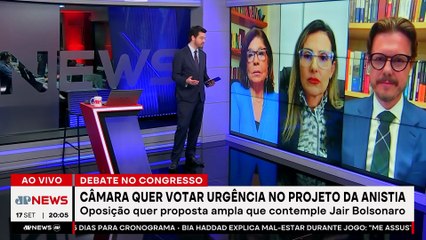 Anistia: Câmara deve votar ainda hoje (17) urgência do projeto; especialistas analisam