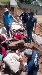 Así fue rescate de ciudadanos soterrados en Danlí, El Paraíso