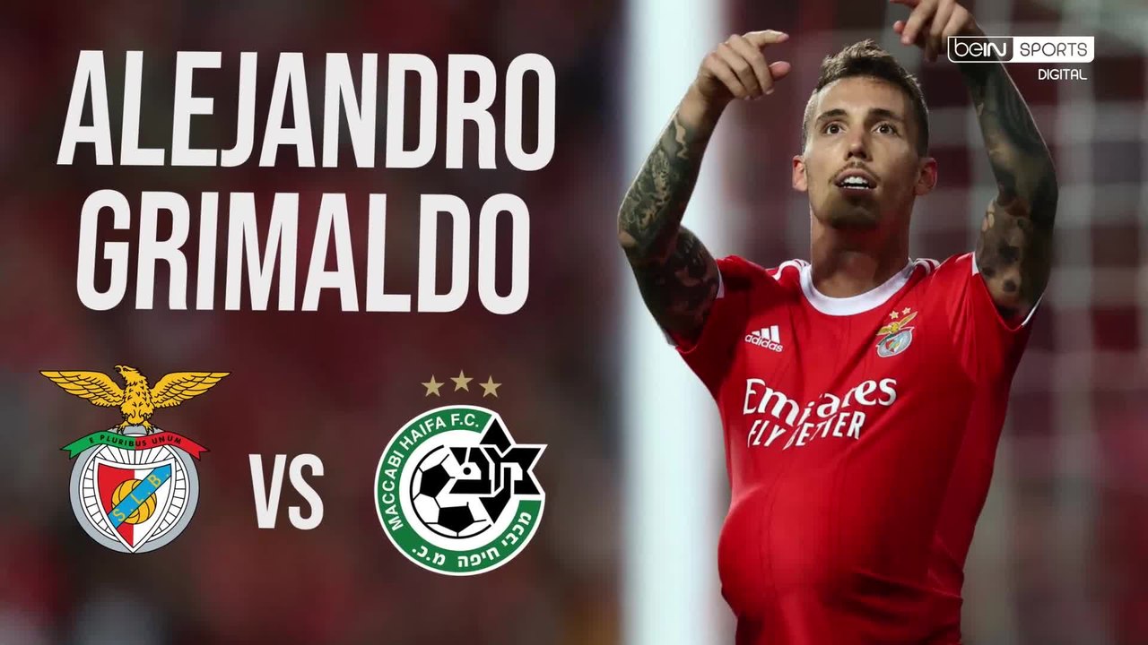 Alejandro Grimaldo Goal Benfica vs Maccabi Haifa Champions League 2022  | Best Champions League Goals-23
