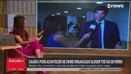 Claudio Cajado bate-boca ao vivo na Globo