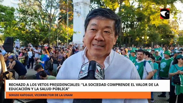Tras la marcha en Posadas, El vicerrector de la UNaM celebró el rechazo a los vetos presidenciales